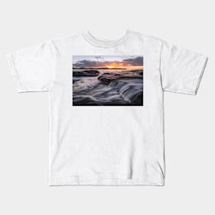 Sunrise Over Cascades Kids T-Shirt